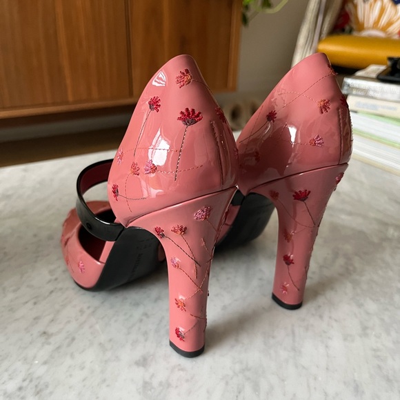 Bottega Venata Karung Taupe Mary Jane heels - Picture 3 of 6